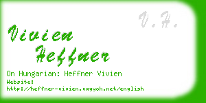 vivien heffner business card